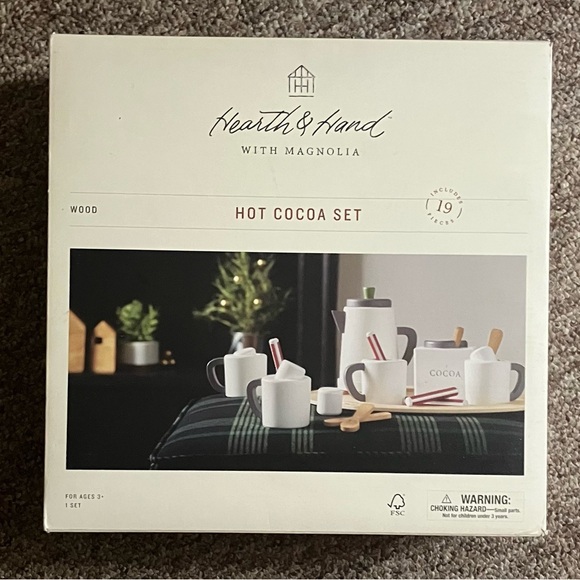 Hearth & Hand With Magnolia for Target Wood Hot Cocoa Play Set - NO LONGER SOLD - Picture 1 of 4